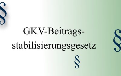 GKV-Beitragsstabilisierungsgesetz